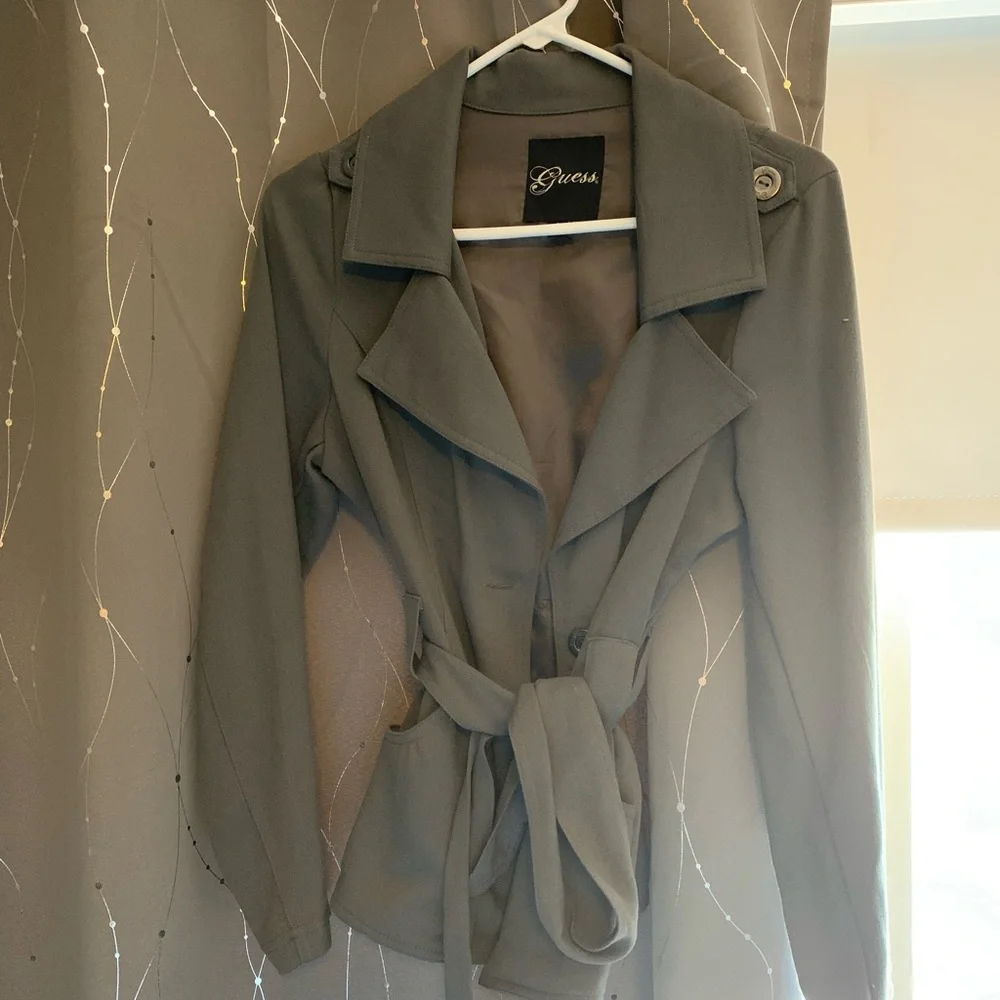 GUESS Belted Jacket - Picture 1 of 4